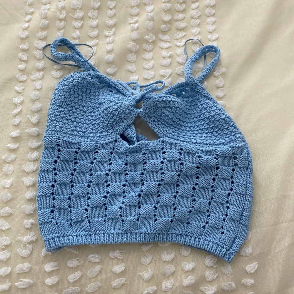 Zara crocheted top